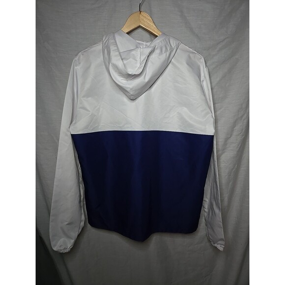 Bud Light Seltzer Jacket Large Golf Lightweight Hooded Windbreaker Quarter Zip - Picture 7 of 9